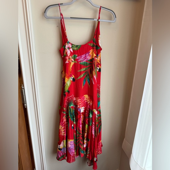 Farm Rio Floral Print Midi Length Dress w/ Tags sz S - Picture 5 of 5